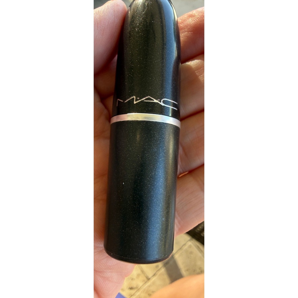 MAC Amplified Lipstick Fusion Pink A44 Bright Fuchsia Creamy Finish 3g USED‎